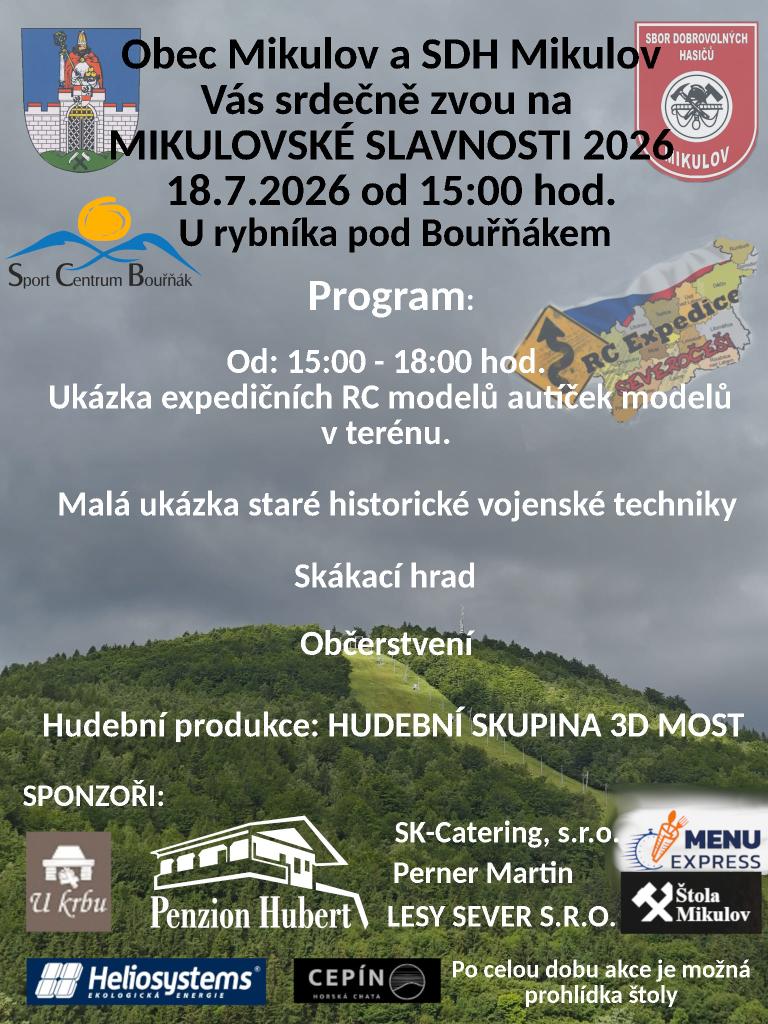 slavnostní atmosféra u rybníka